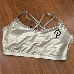 NWT! Peloton metallic sports bra